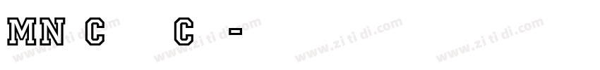 MN Chik Cho字体转换